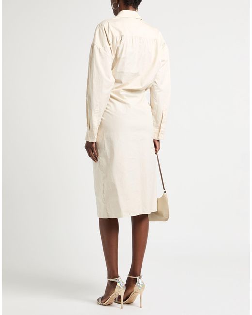 Lemaire Natural Midi-Kleid
