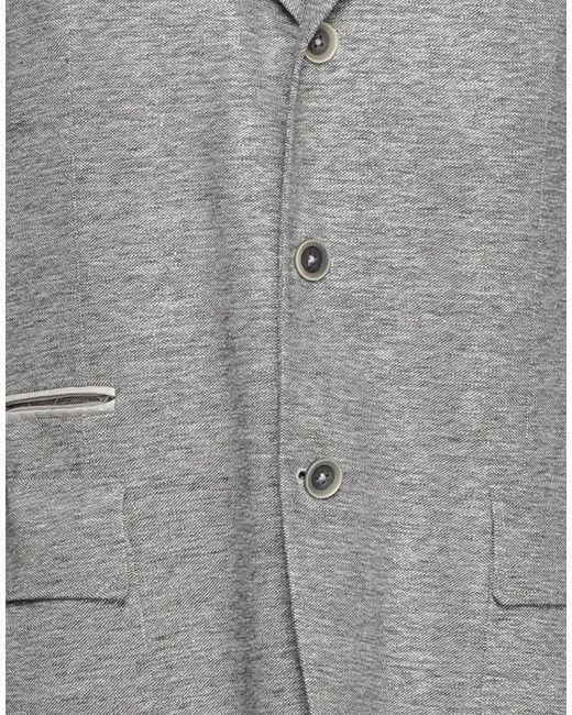 Tombolini Gray Suit Jacket for men