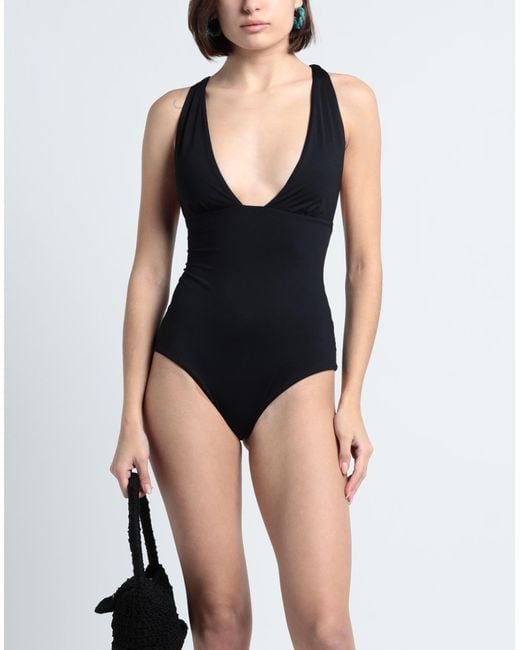 Khaven Black One-piece Swimsuit