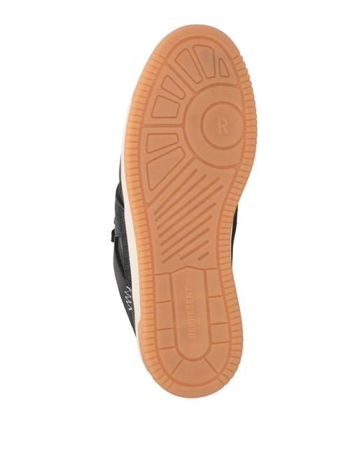 Represent Black Sneakers Leather for men
