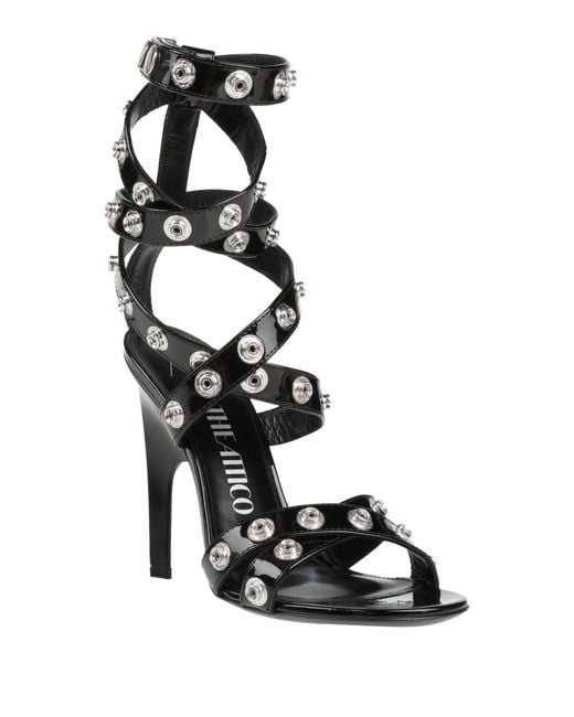 The Attico Black Sandals Synthetic Material