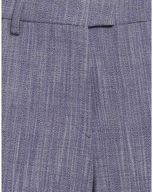 Etro Blue Pants Viscose, Polyester