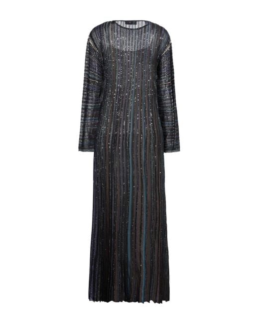 Missoni Black Maxi Dress Viscose, Cupro, Polyester, Polyamide