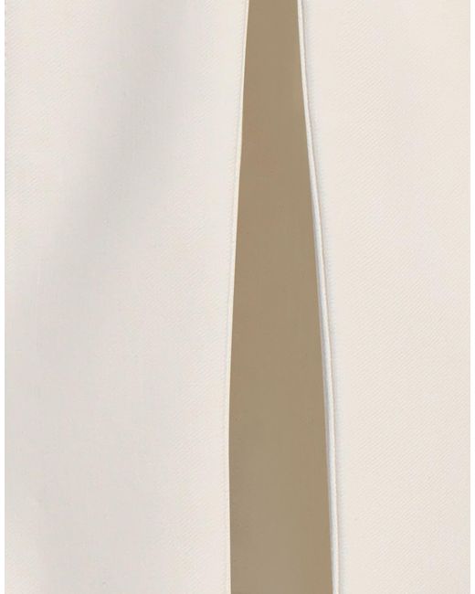 Mugler White Tailored Vest Viscose, Virgin Wool