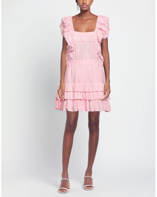 LoveShackFancy Pink Short Dress