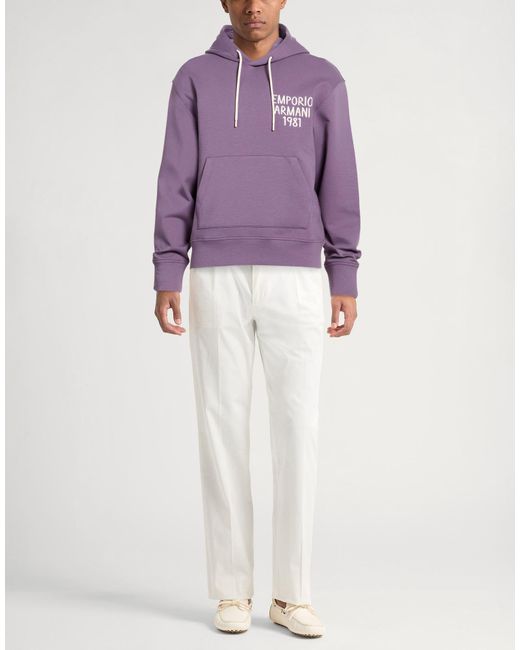 Emporio Armani Purple Sweatshirts for men