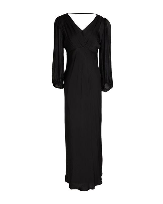 ViCOLO Black Maxi Dress Viscose