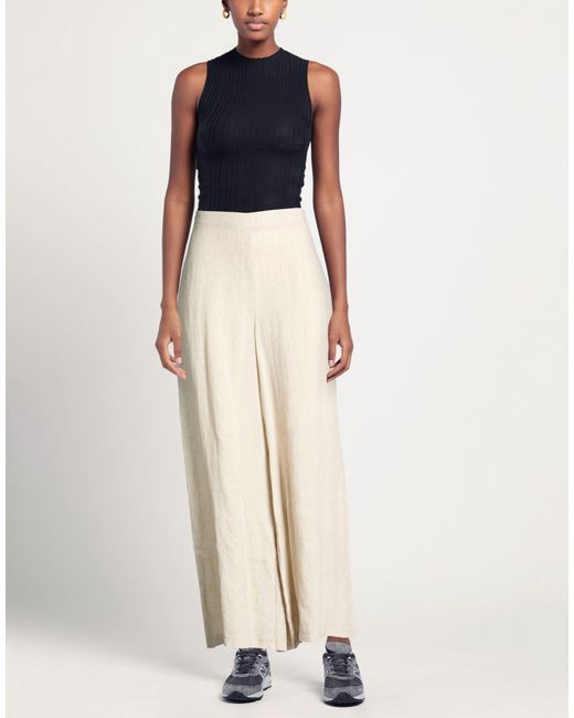 Maliparmi Natural Pants Linen