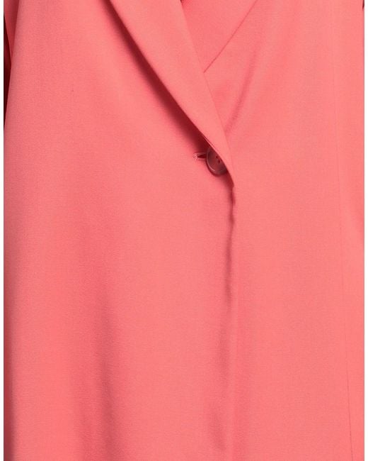 Cinzia Rocca Pink Overcoat & Trench Coat Virgin Wool, Elastane