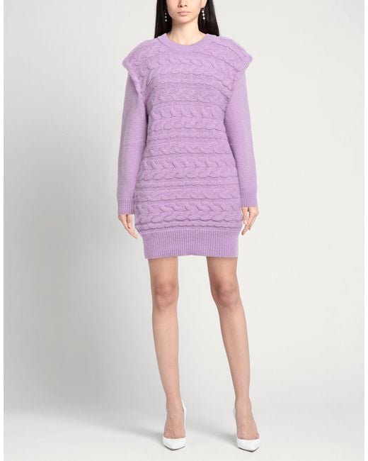 Akep Purple Mini Dress