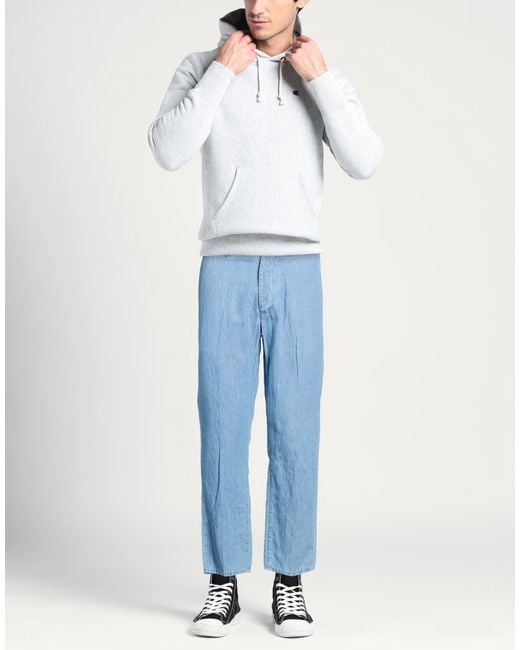 Tela Genova Blue Jeans Cotton, Linen for men