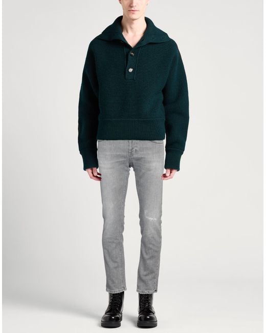 Dondup Gray Jeans Organic Cotton, Recycled Elastane for men