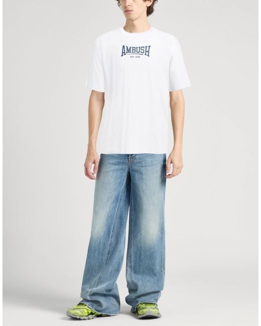 Ambush White T-Shirt Cotton for men