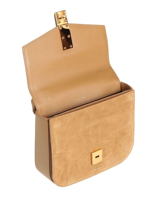 DeMellier London Natural Camel Cross-Body Bag Cow Leather