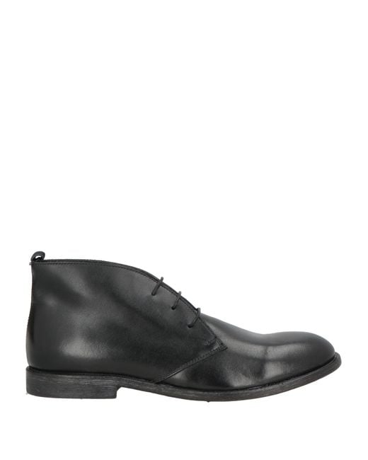 Moma Black Ankle Boots Calfskin for men