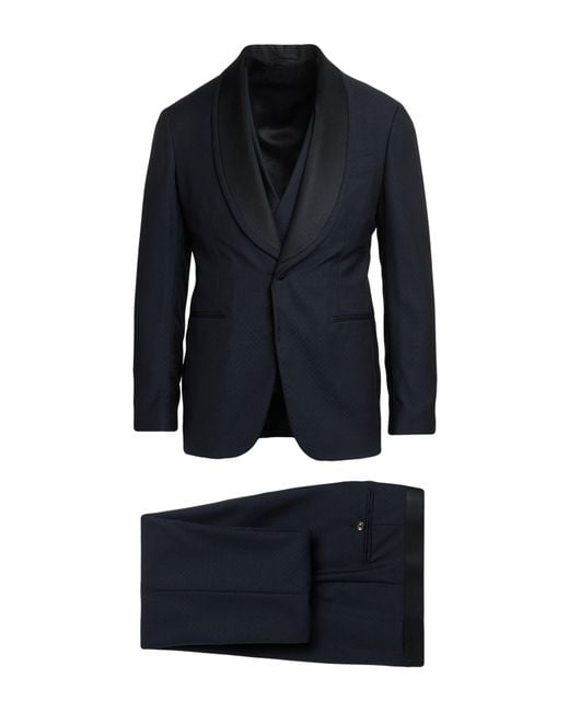 Gabriele Pasini Blue Suit Wool for men