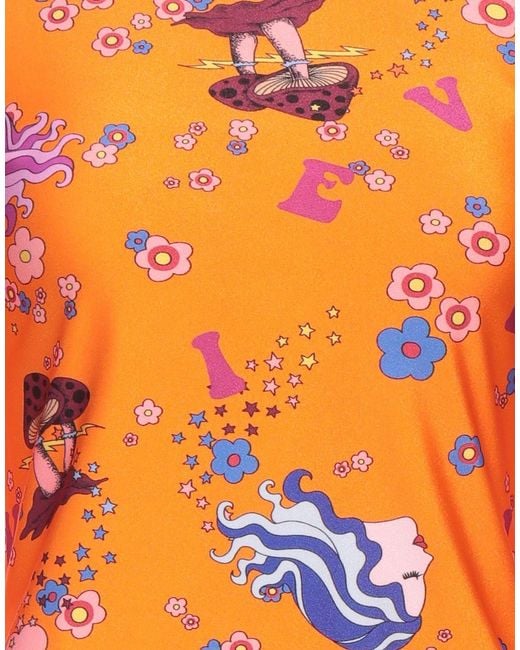 Vivetta Orange T-Shirt Polyamide, Elastane