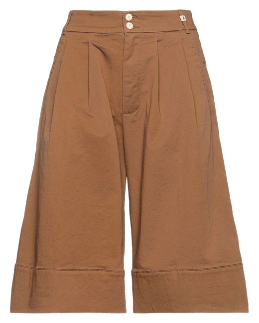 Myths Brown Shorts & Bermuda Shorts Cotton, Elastane
