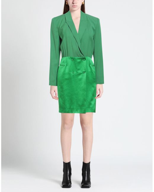 Maria Vittoria Paolillo Green Mini Dress