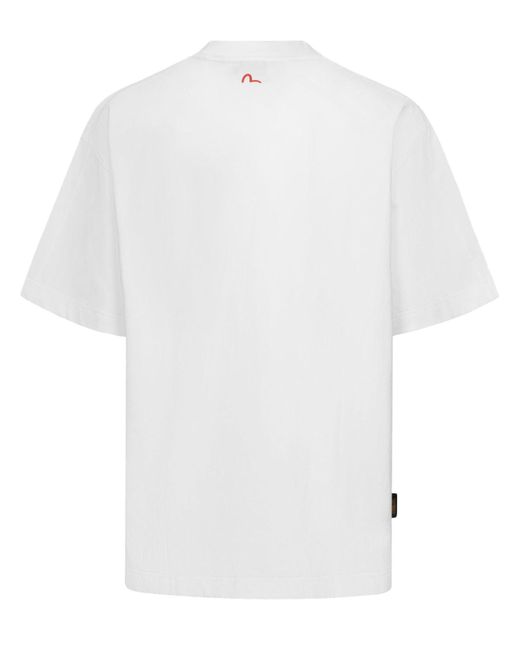 Camiseta Evisu de hombre de color White