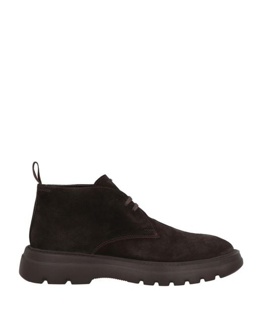 Alberto Guardiani Black Ankle Boots for men
