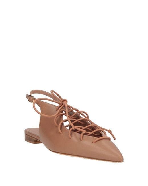 Malone Souliers Brown Ballet Flats