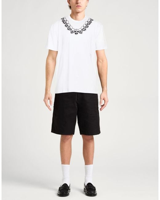 John Richmond White T-Shirt Cotton, Modal, Elastane for men