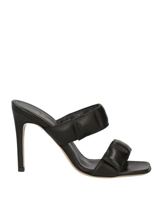 Eleventy Black Sandals
