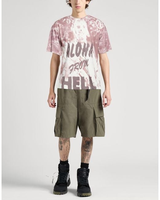 Aries White T-Shirt Cotton for men