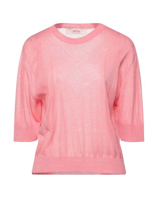 Jucca Pink Sweater Viscose, Polyamide, Polyester