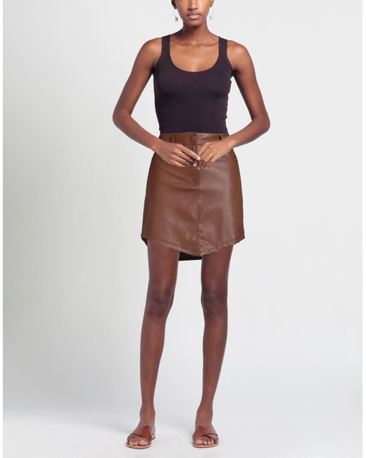 ACTUALEE Brown Minirock