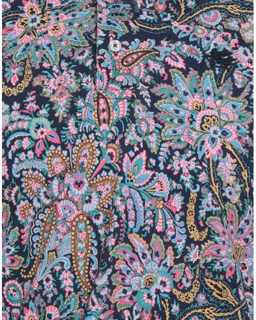 Etro Blue Polo Shirt for men
