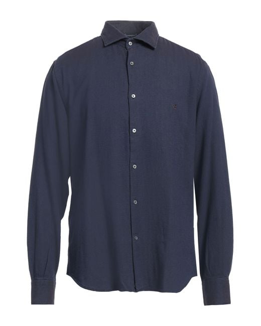Brooksfield Blue Shirt Cotton for men