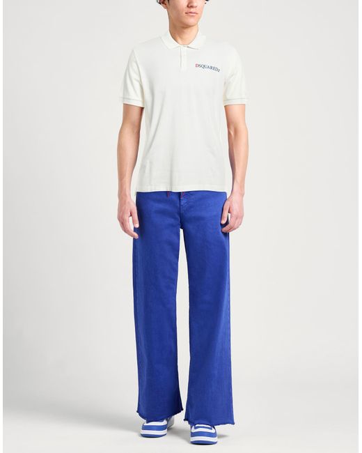 DSquared² White Polo Shirt for men