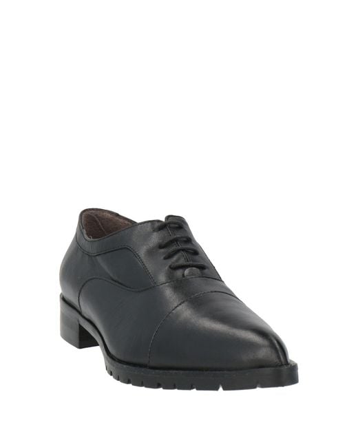 POESIE VENEZIANE Black Lace-Up Shoes Calfskin