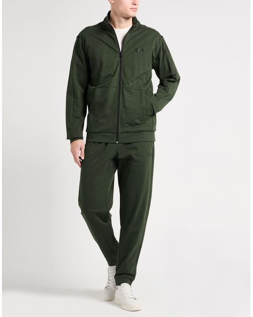 EA7 Green Tracksuit for men
