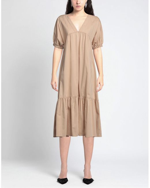 EMMA & GAIA Natural Midi Dress