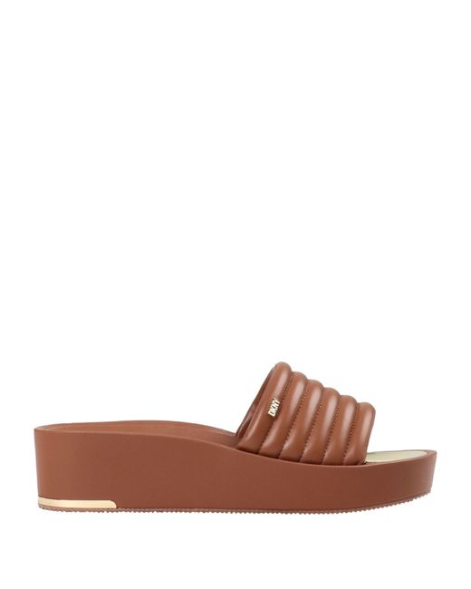 DKNY Brown Sandals