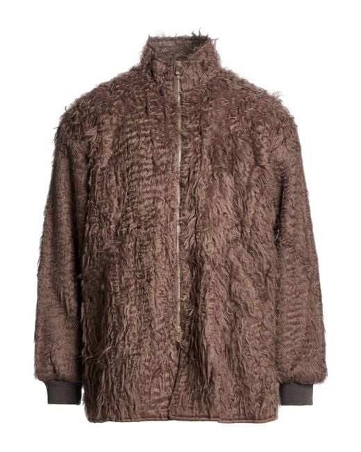 Needles Brown Shearling & Teddy for men