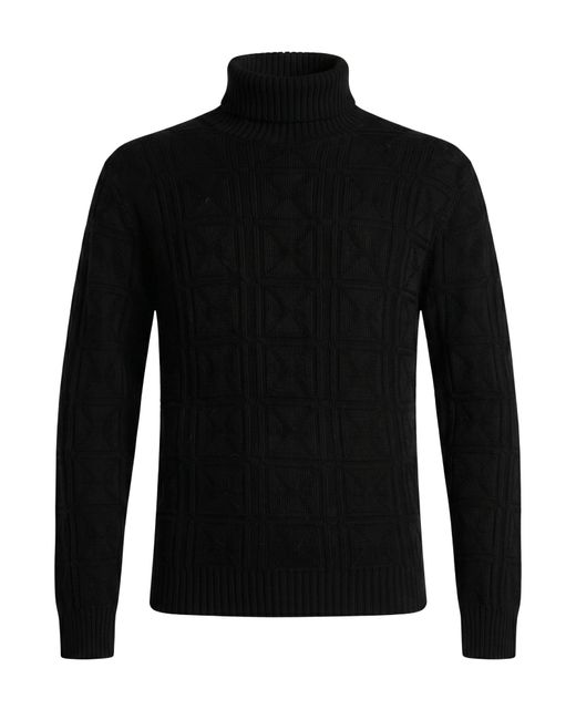 Richmond X Black Turtleneck Nylon, Viscose, Wool, Cashmere for men