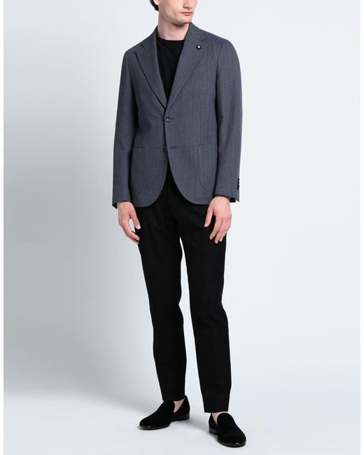 Lardini Blue Blazer for men