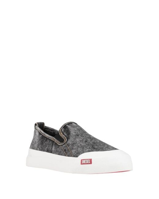 DIESEL White Sneakers Cotton for men