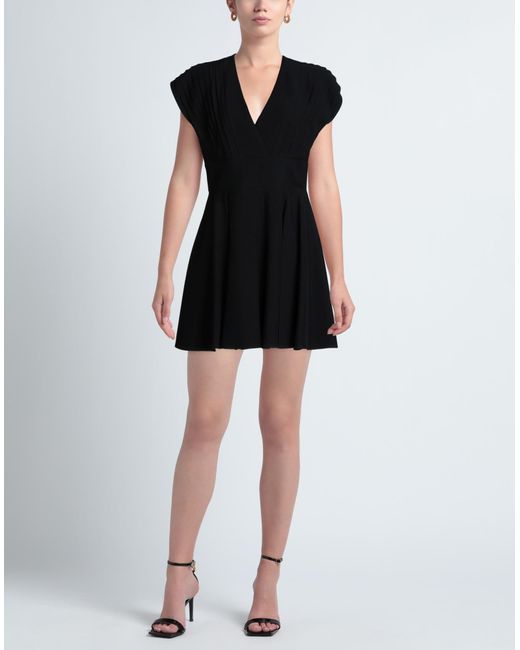 Robe courte Giovanni bedin en coloris Black