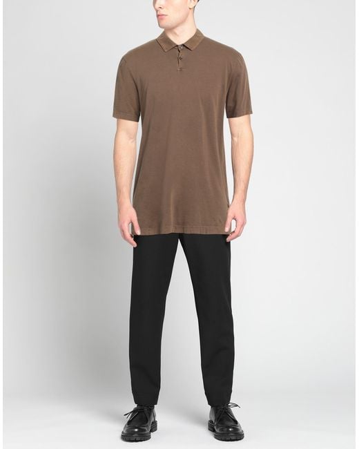 James Perse Brown Polo Shirt for men