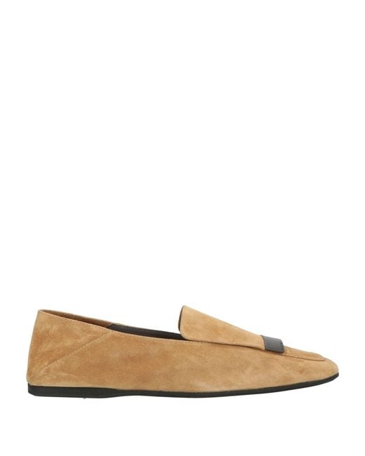 Sergio Rossi White Sr1 Camel Loafers Leather for men