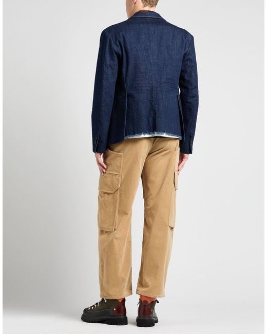 DSquared² Blue Blazer Cotton for men