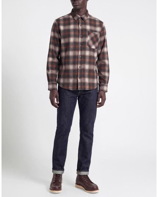 Camisa Woolrich de hombre de color Brown