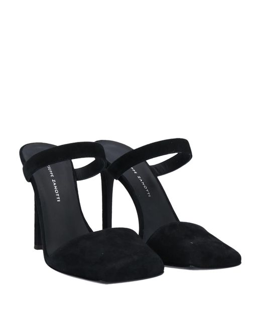 Giuseppe Zanotti Black Sandals