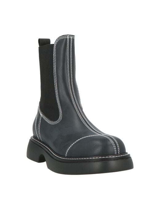 Ganni Black Ankle Boots