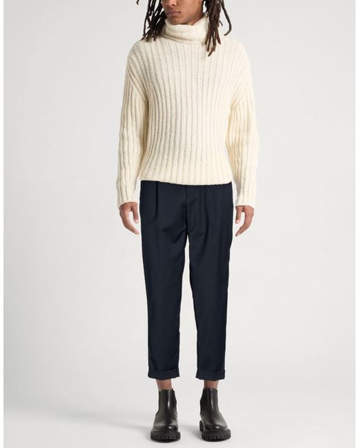 Paoloni Blue Pants for men